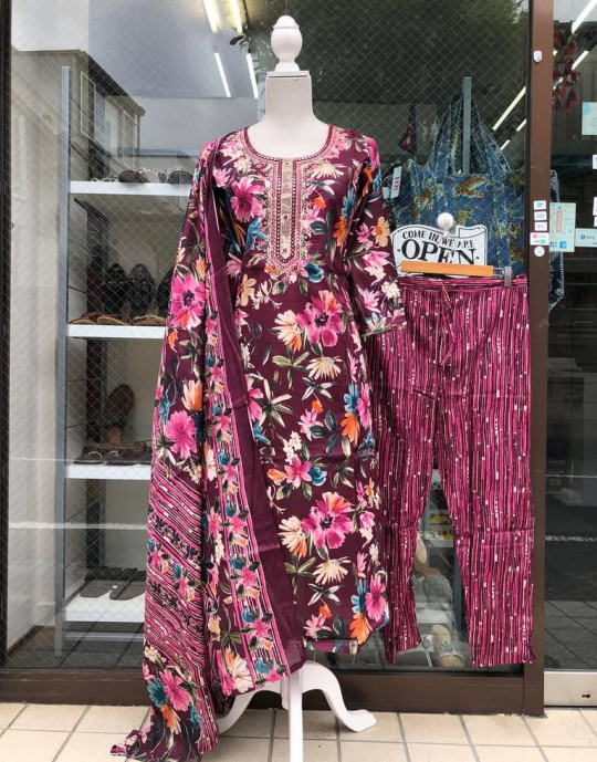 Cotton kurti set